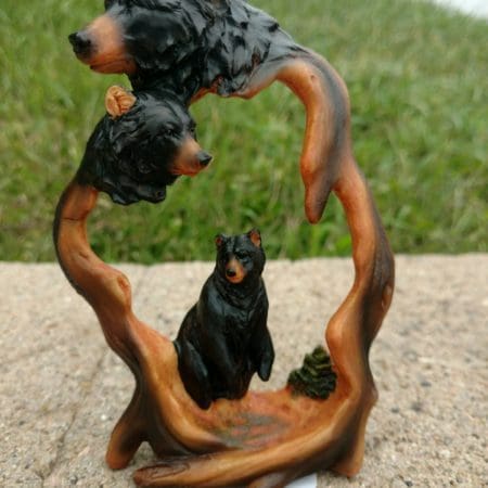 5" Bear in Bear Cutout Figurine
