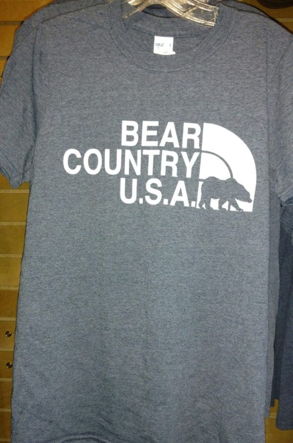 bear country gray shirt