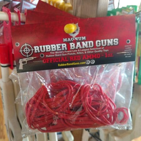 Red Rubber Band Guns Ammo